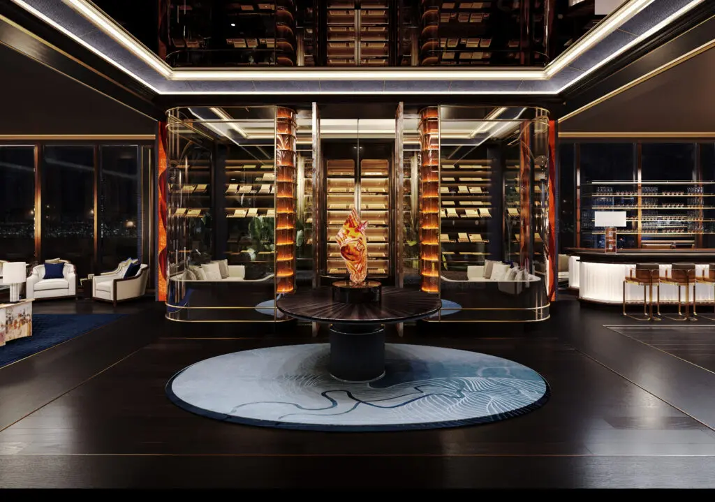 agua residences interior view