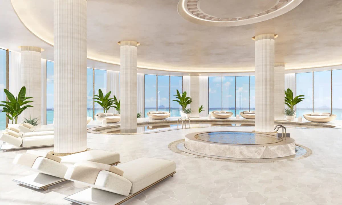 agua residences interior view