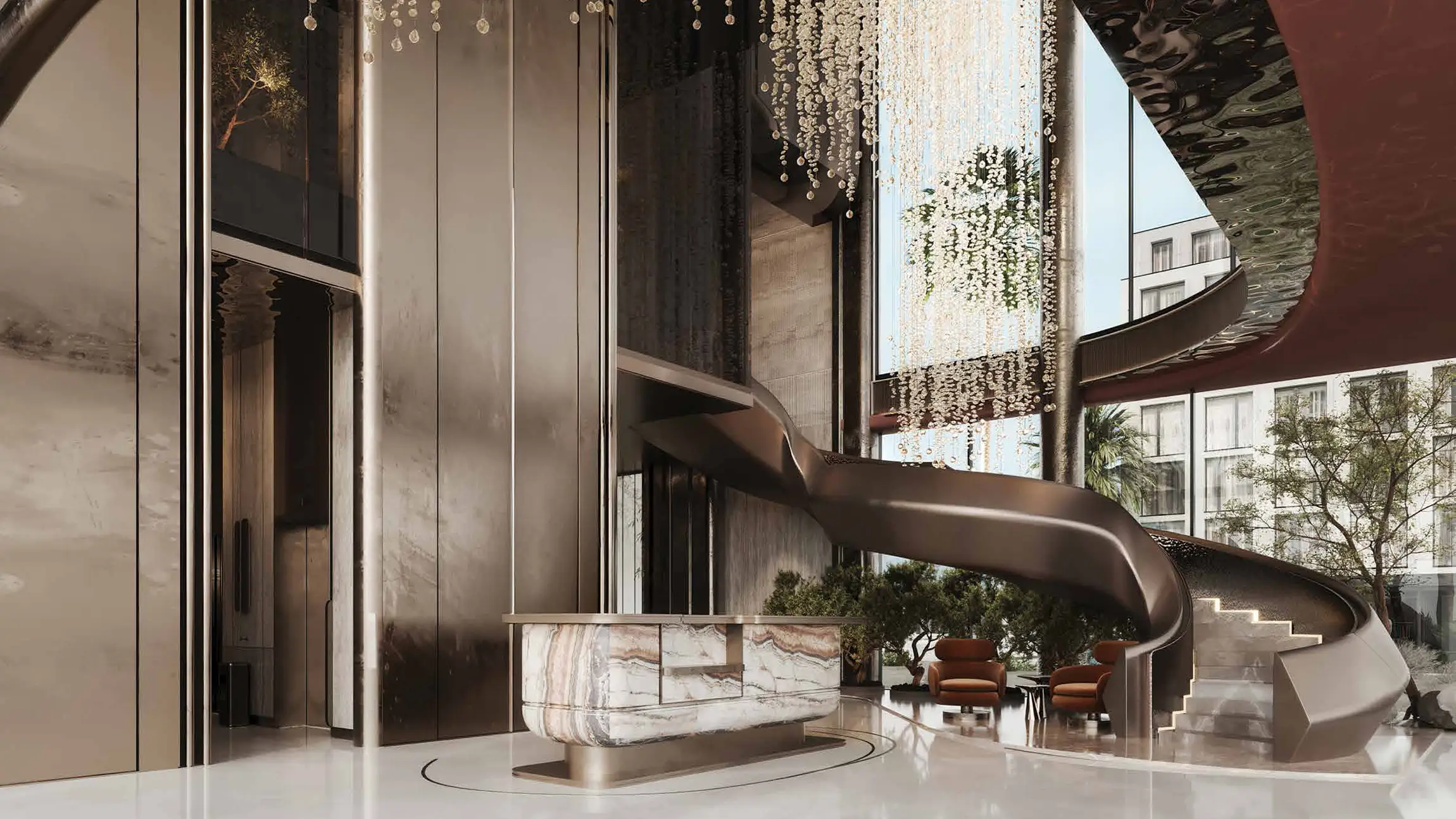 ARYA signature amenities pool