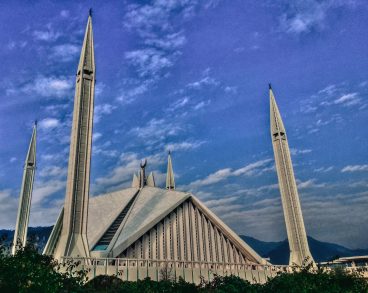 Faisal Mosque: 1986 landmark, King Faisal-funded, Turkish design with Arabic tent style in Islamabad